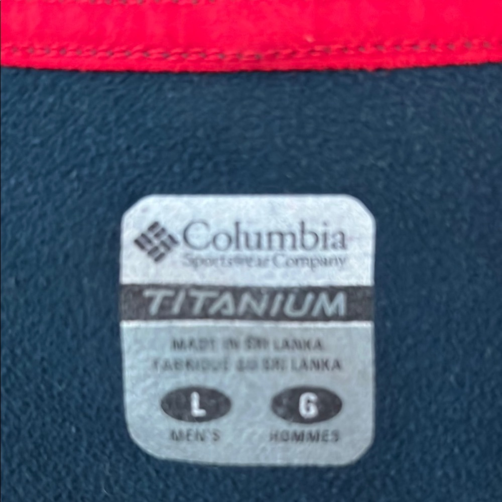 Columbia Titanium Men's Blue Performance Pullover - Picture 2 of 3